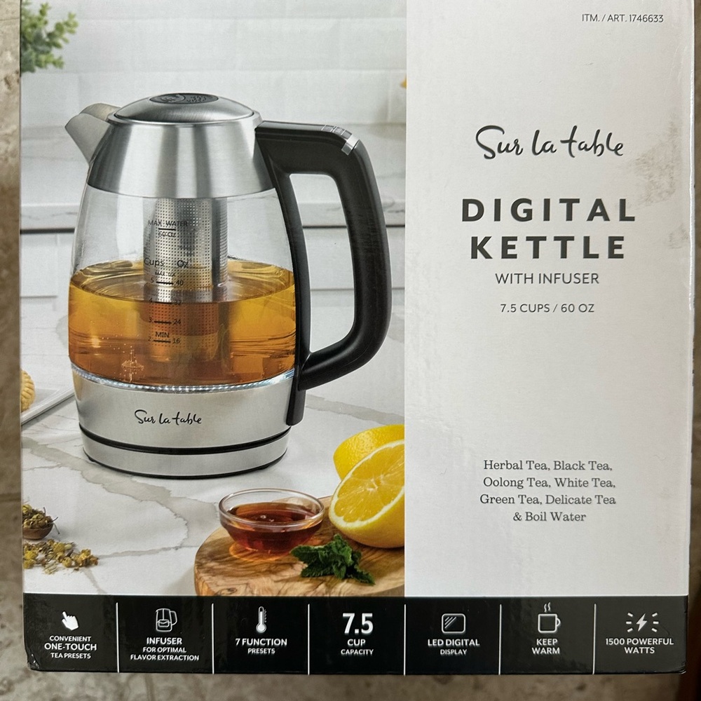 Sur La Table Digital Kettle with Infuser